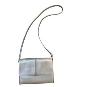 HOBO International Crossbody Taupe Travel Purse 7" x 5"